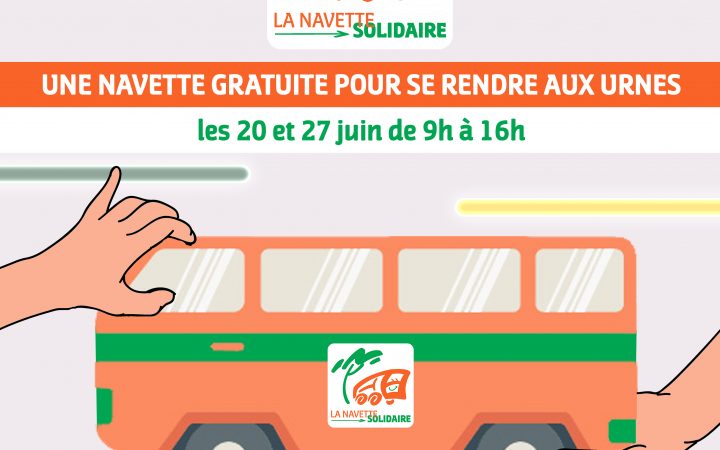 navette solidaire pour voter à Ondres