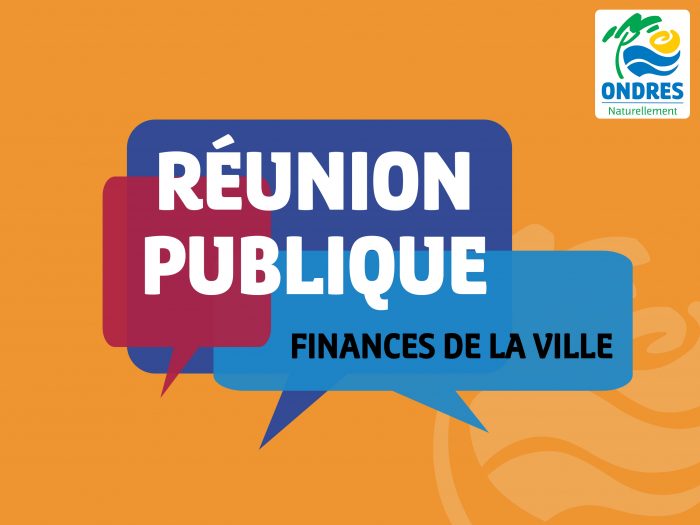 Réunion publique – finances