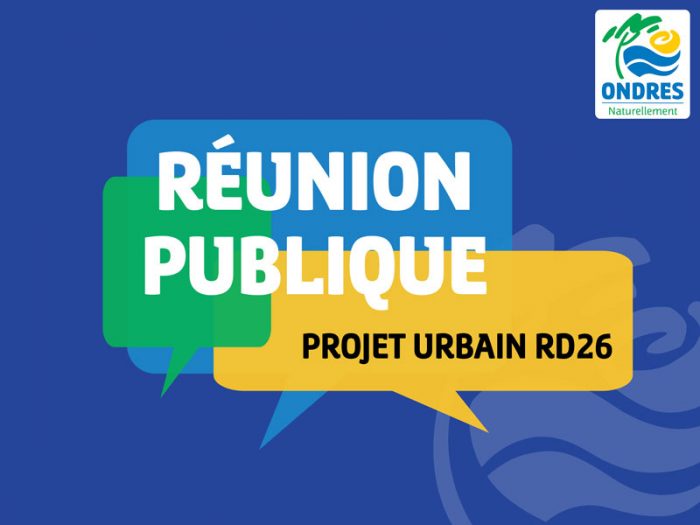 Réunion publique – projet urbain RD26