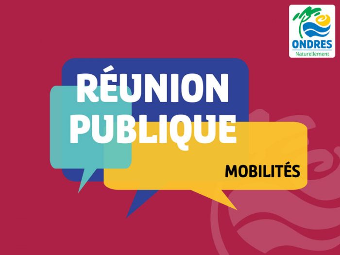 Réunion publique – mobilités