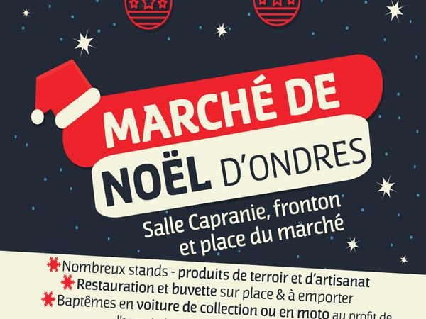 affiche du marché de noel
