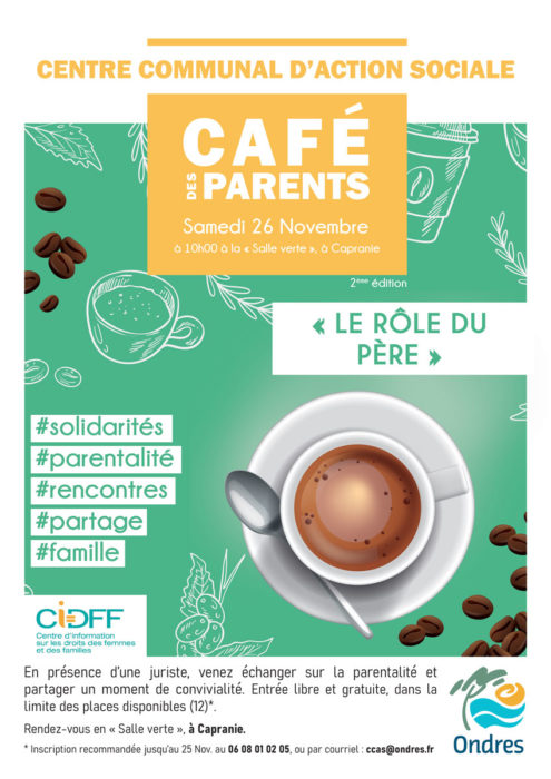 [CCAS] Café des Parents, 2ème édition : « Le rôle du père »