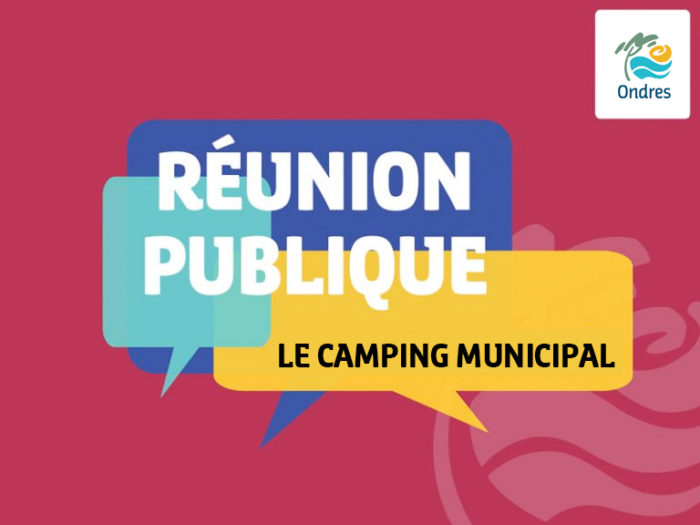 Réunion publique : Ondres et son camping municipal