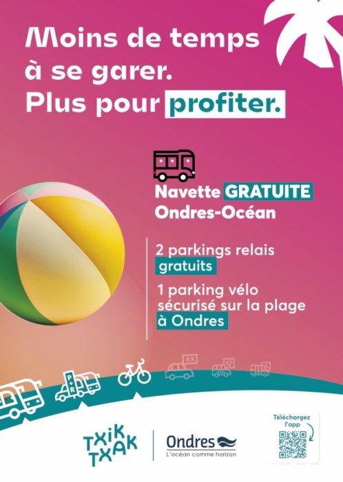 [Transports] Une navette gratuite et 10 000 voyages offerts aux ondraises et aux ondrais pour tout le réseau Txik-Txak