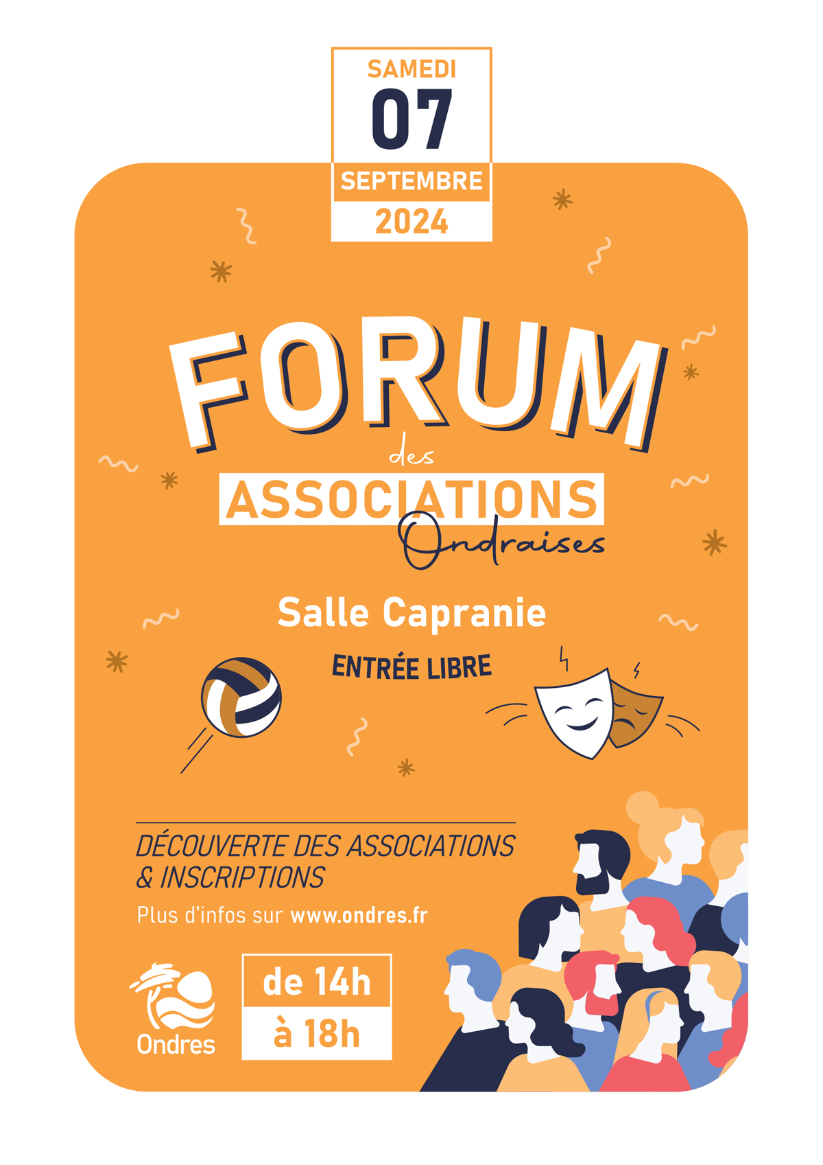 [Vie locale] Le forum des associations 2024, le samedi 07 septembre à ...