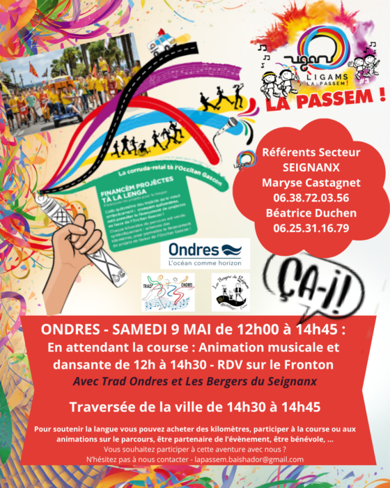 #Culture | La Passem fait étape à Ondres pour faire vivre la langue occitane