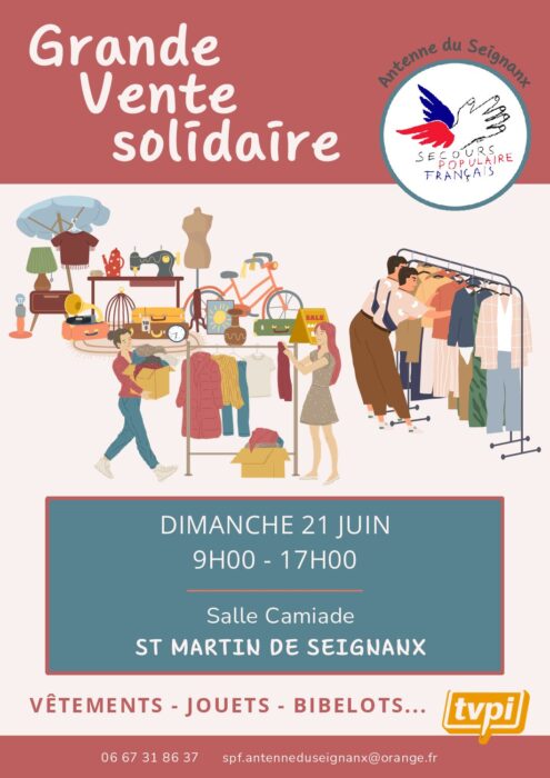 #Solidarité | Grande braderie solidaire du Secours Populaire Français