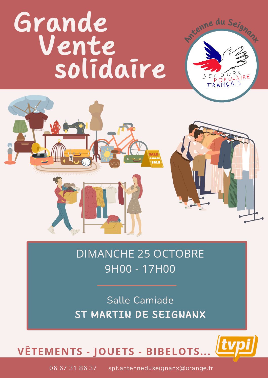 #Solidarité | Grande braderie solidaire du Secours Populaire Français